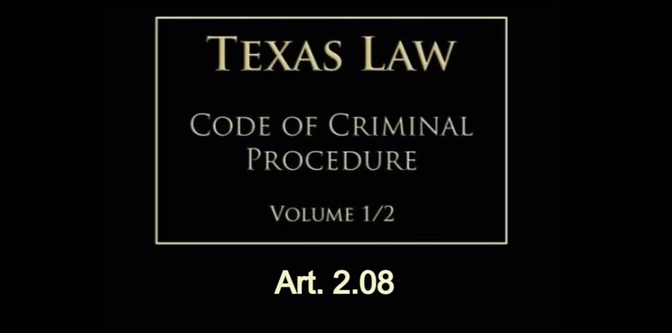 Texas Code of Criminal Procedure Art. 2.08 — Disqualified