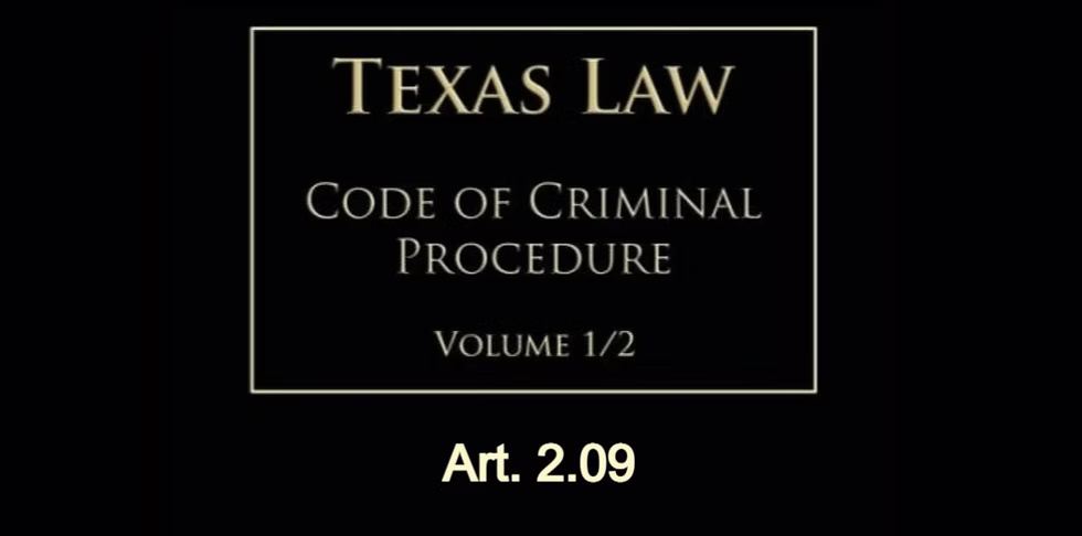 Texas Code of Criminal Procedure Art. 2.09 — Who Are Magistrates