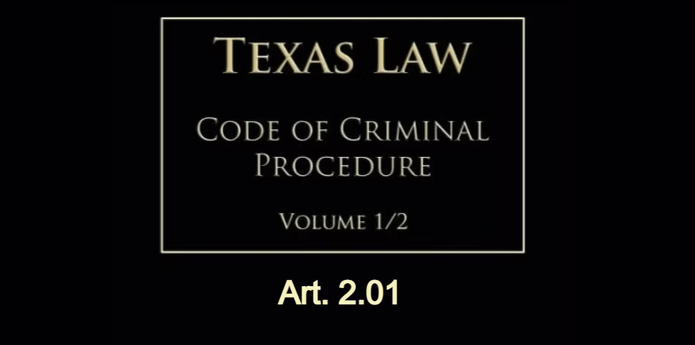 Texas Code of Criminal Procedure Art. 2.01 — Duties of District Attorneys