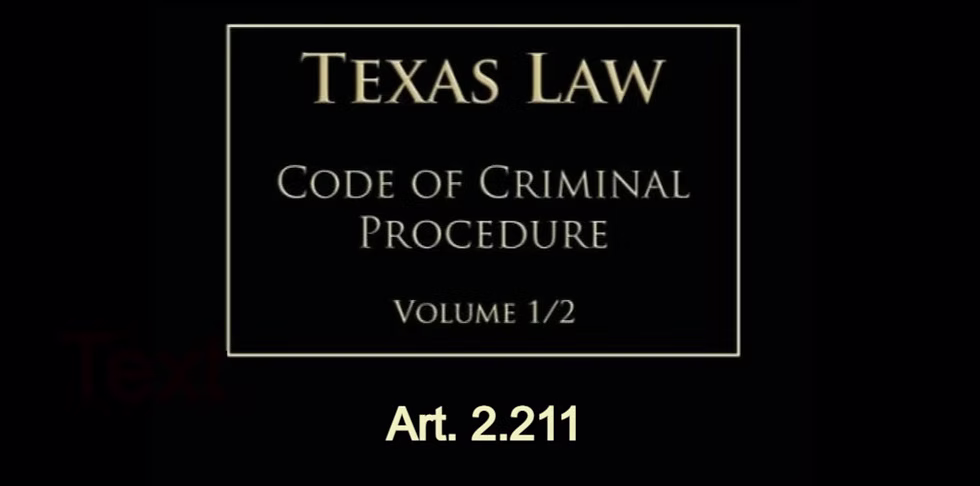 Texas Code of Criminal Procedure Art. 2.211 — Hate Crime Reporting